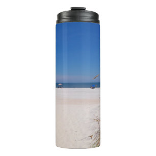Garrafa Térmica Na praia