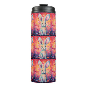 Garrafa Térmica Namorados Colorburst Coelhinho coelho cor-de-rosa