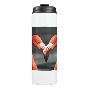 Garrafa Térmica Namorados Flamingo