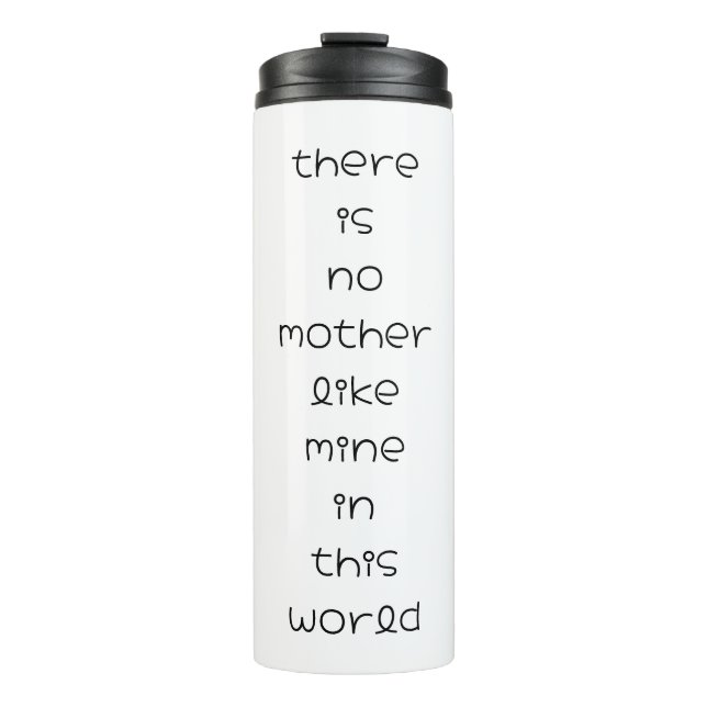 Garrafa Térmica não há mãe como a minha neste mundo (Frente)