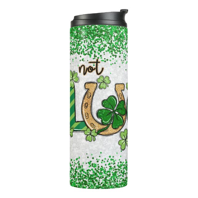 Garrafa Térmica Não só sorte, só abençoada (Giro à esquerda)