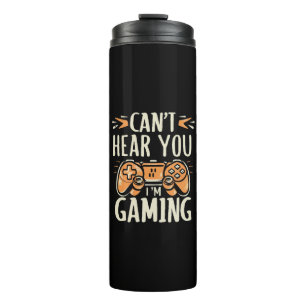 Garrafa Térmica Não te consigo ouvir que estou a jogar