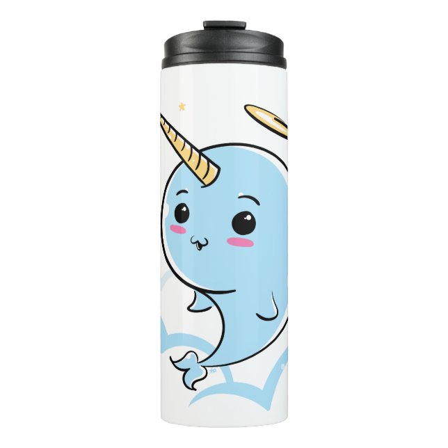 Garrafa Térmica Narwhal Angel Cutie (Frente)