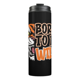Garrafa Térmica Nascer de ser selvagem - Arte de Tigre