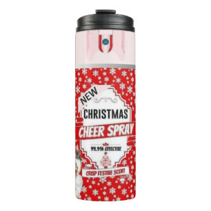 Garrafa Térmica Natal Cheer Spray