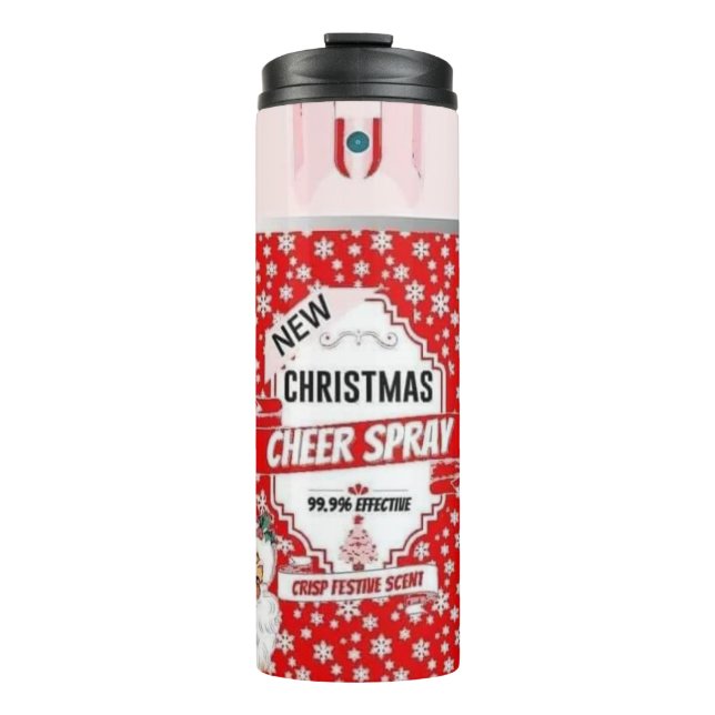 Garrafa Térmica Natal Cheer Spray (Frente)