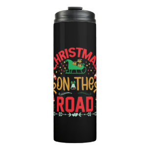 Garrafa Térmica Natal De Natal Na Estrada
