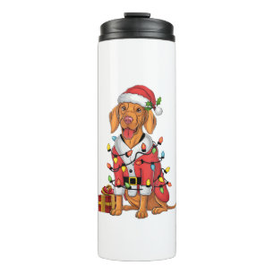 Garrafa Térmica Natal dos Papais noeis de Iluminação Vizsla
