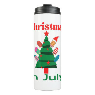 Garrafa Térmica Natal em julho