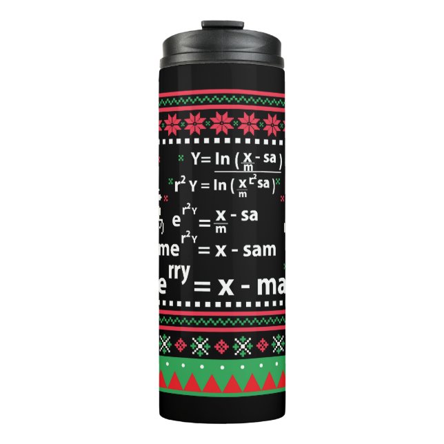 GARRAFA TÉRMICA NATAL MATEMÁTICO (Frente)