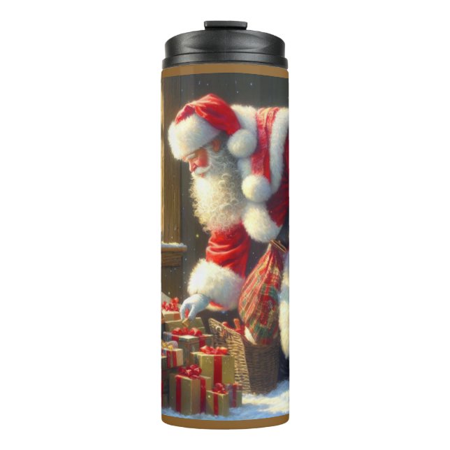 Garrafa Térmica Natal Papai Noel 3 (Frente)