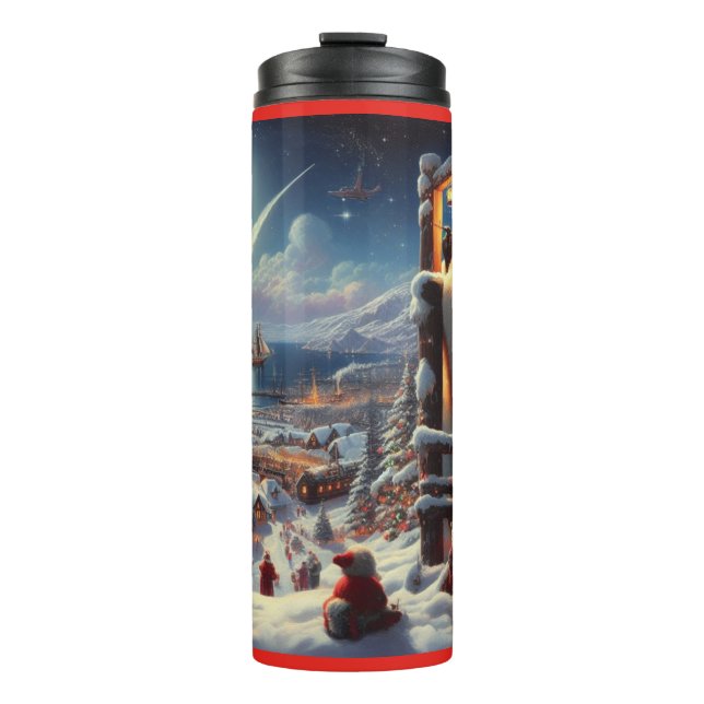 Garrafa Térmica Natal Papai Noel 5 (Frente)