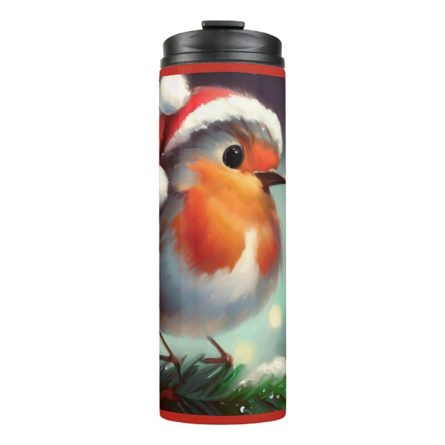 Garrafa Térmica Natal Robin 2 (Frente)