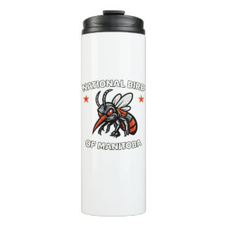 Garrafa Térmica National Bird Manitoba Funny Mosquito Travel Mug