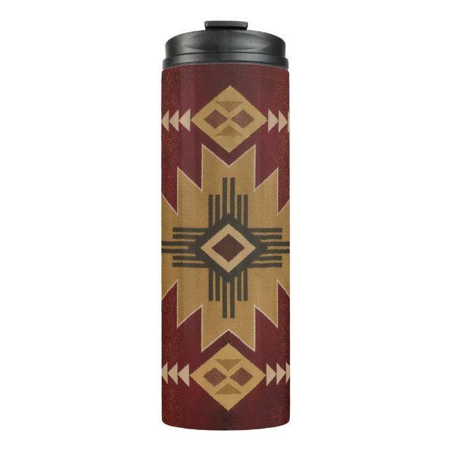 Garrafa Térmica Native American Pattern Fleece (Frente)