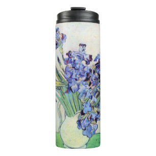 Garrafa Térmica Natureza-morta com Íris em um Vaso por Vincent van