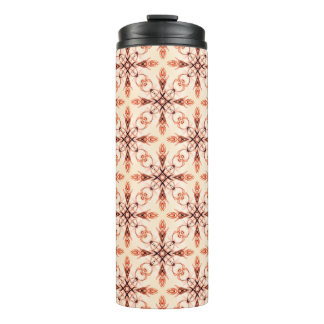 Garrafa Térmica Neo Victorian Brown Fractal Patterno