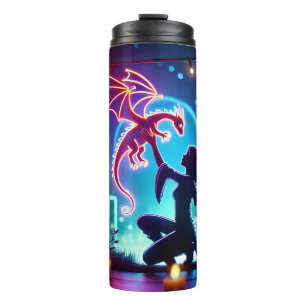 Garrafa Térmica  neon dragon trainer