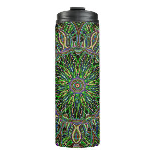 Garrafa Térmica Neon Mandala