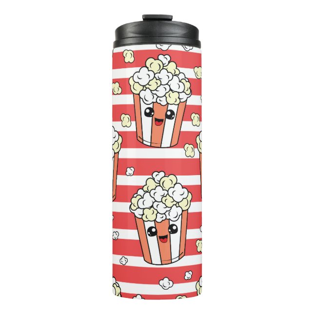Garrafa Térmica Neon Popcorn Kids Patterno (Frente)