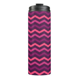Garrafa Térmica Neon Sunset Chevron Patterno