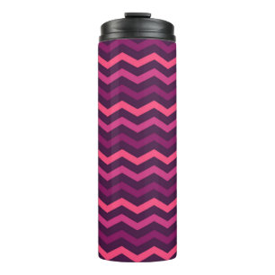 Garrafa Térmica Neon Sunset Chevron Patterno