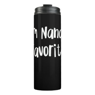 Garrafa Térmica neto engraçado Sou a favorita da Nana