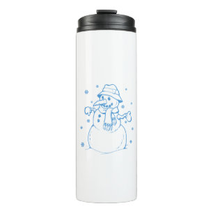 Garrafa Térmica Neve azul