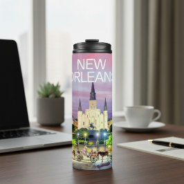 Garrafa Térmica New Orleans Cathedral Travel Thermal Tumbler