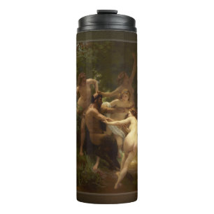 Garrafa Térmica Ninfas e Satyr por William-Adolphe Bouguereau