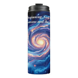 Garrafa Térmica No começo, Deus e Criação Verso