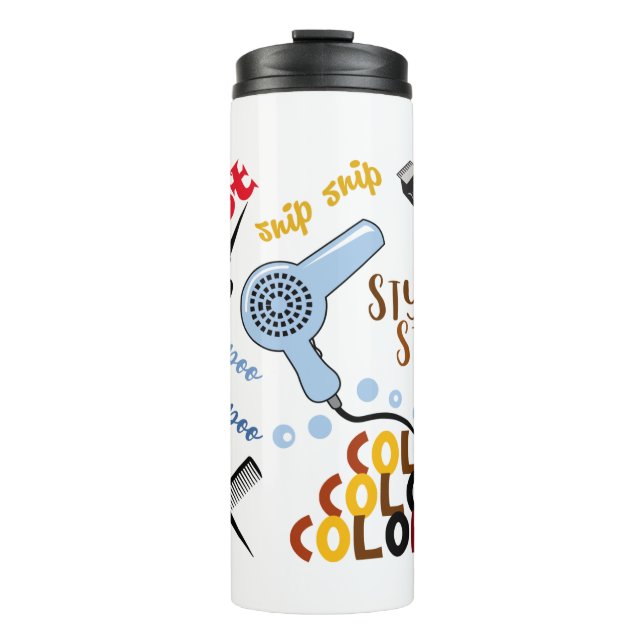 Garrafa Térmica No Salão Do Cabelo (Frente)