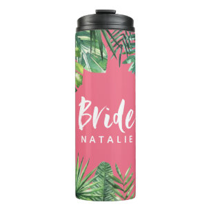 Garrafa Térmica Noiva aquarela