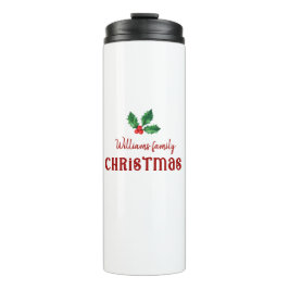 Garrafa Térmica Noivo de Natal da família