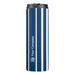 Garrafa Térmica Nome do logotipo do promocional Escuro Azul Escuro