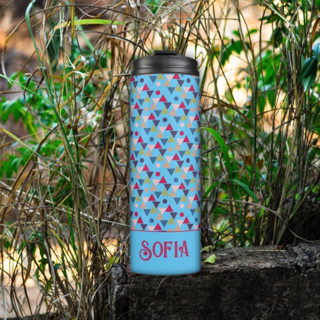 Garrafa Térmica nome do padrão abstrato nome do tumbler térmico do (Criador carregado)