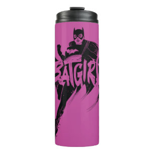 Garrafa Térmica Nome do Pincel de Tinta da Batgirl