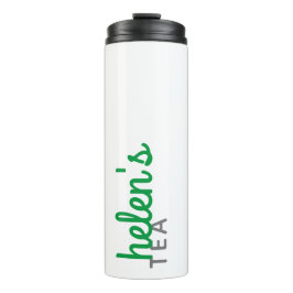 Garrafa Térmica Nome do Script Tea Tumbler Personalizado Gift Kell