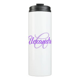 Garrafa Térmica Nome personalizado-Alexandria