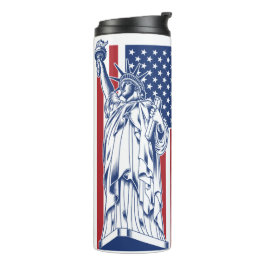 Garrafa Térmica nome personalizado do USA Liberty tumbler