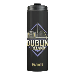 Garrafa Térmica Nome personalizado Dublin Irlanda