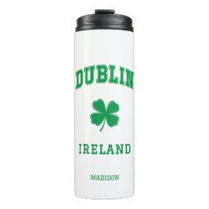 Garrafa Térmica Nome personalizado Dublin Irlanda
