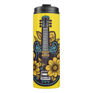 Garrafa Térmica Nome Personalizado e Cor Ukulele