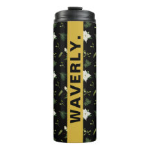 Nome Personalizado Estilo Verde Branco Padrão Flor