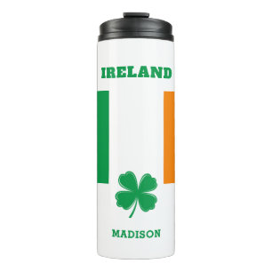 Garrafa Térmica Nome Personalizado Irlanda