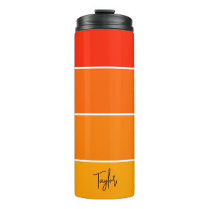Garrafa Térmica Nome Personalizado Moderno Simples e Elegante