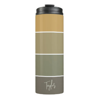 Garrafa Térmica Nome Personalizado Moderno Simples e Elegante