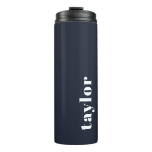 Garrafa Térmica Nome Personalizado Simples E Tendência Moderna