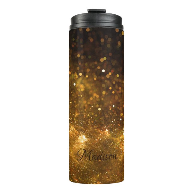 Garrafa Térmica Nome personalizado Tumbler de lista (Frente)