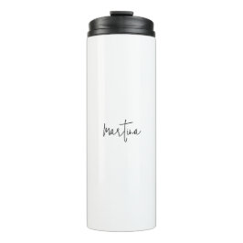 Garrafa Térmica Nome Próprio Único Elegante Simples Caligrafia